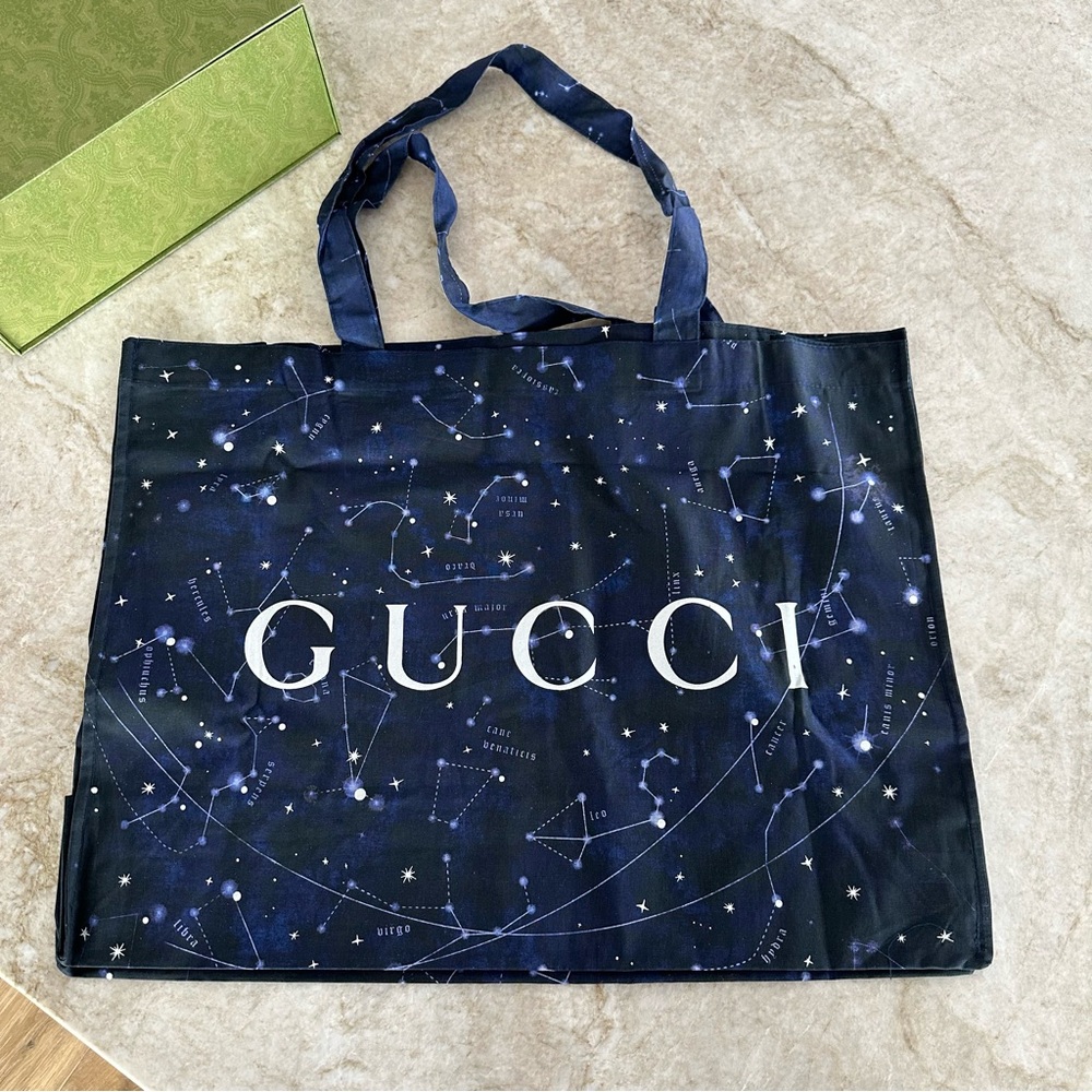 Cotton Gucci Tote - Picture 1 of 4